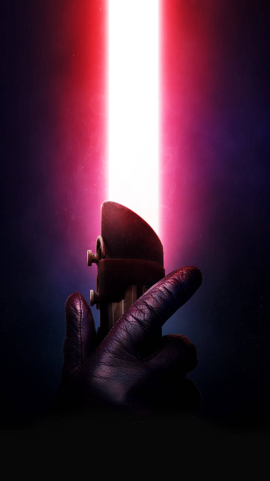 Star Wars Hand Holding Red Lightsaber Wallpaper