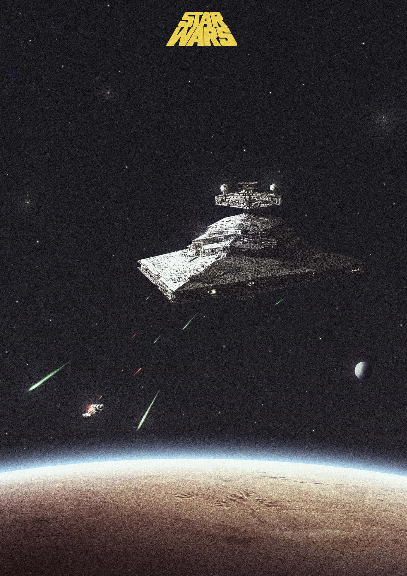 Star Wars Imperial Star Destroyer Orbit Wallpaper