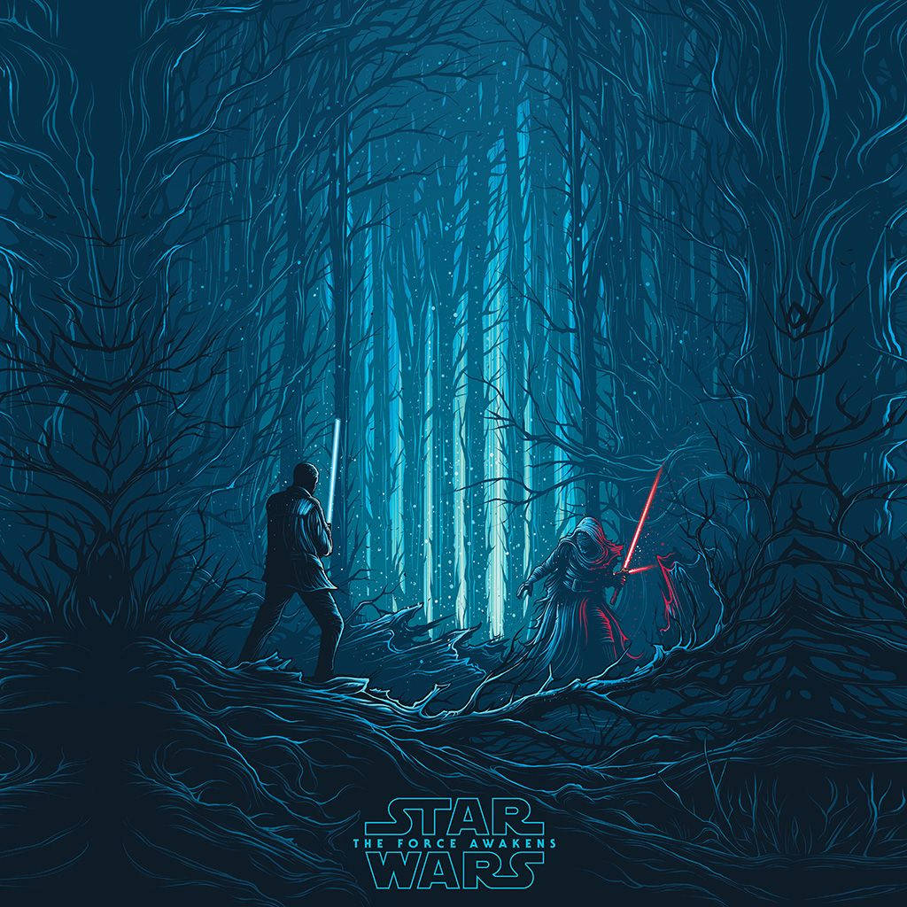Star Wars Ipad Finn And Kylo Ren Wallpaper