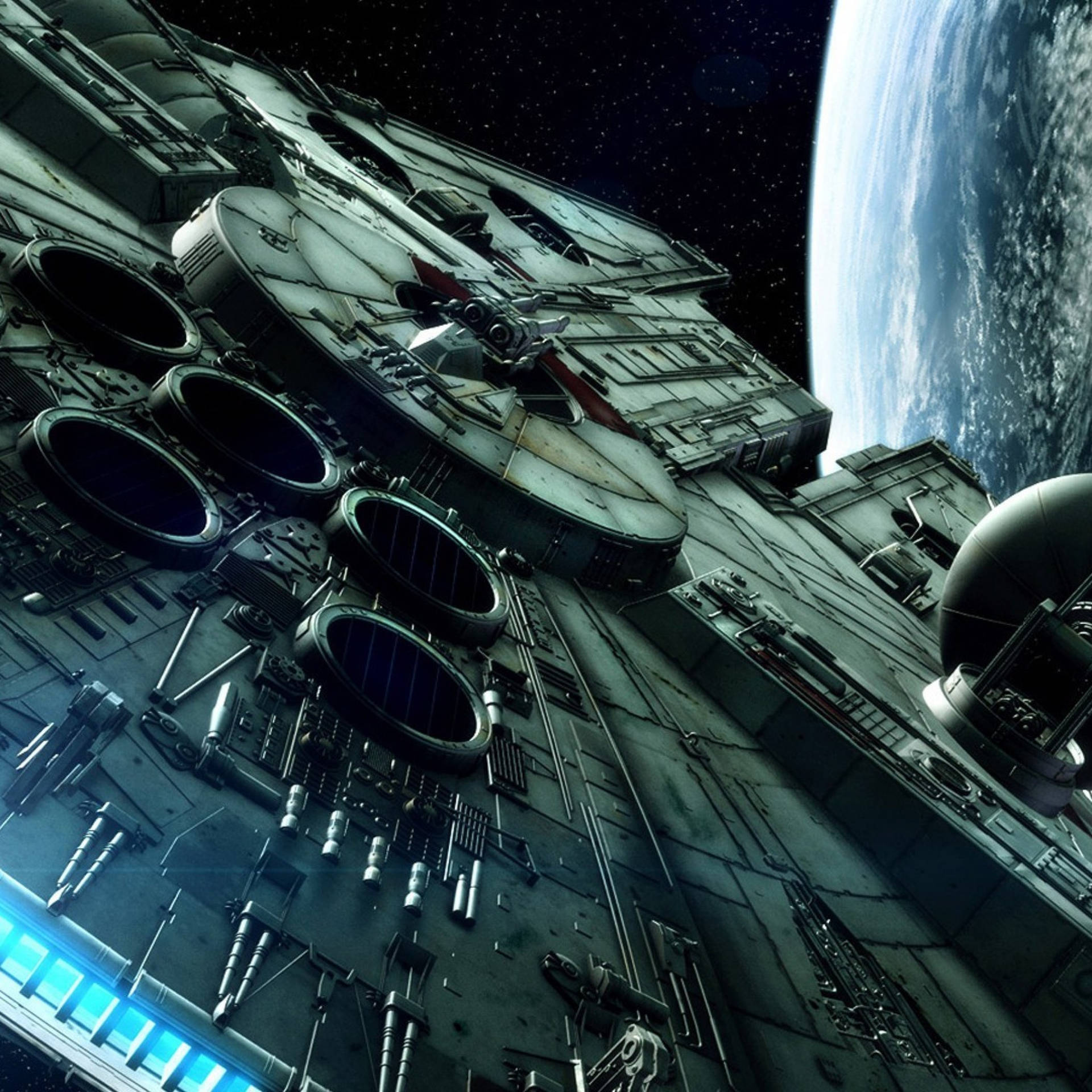 Star Wars Ipad Millennium Falcon Wallpaper