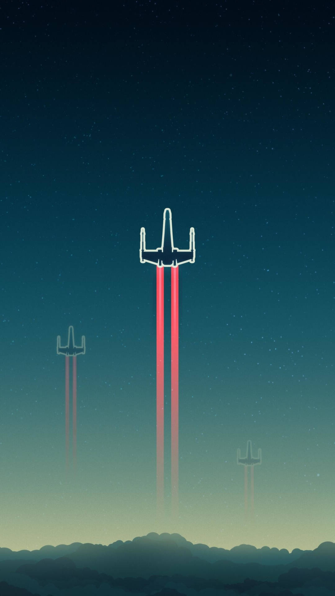 Star Wars Ipad Minimalist Starfighters Wallpaper
