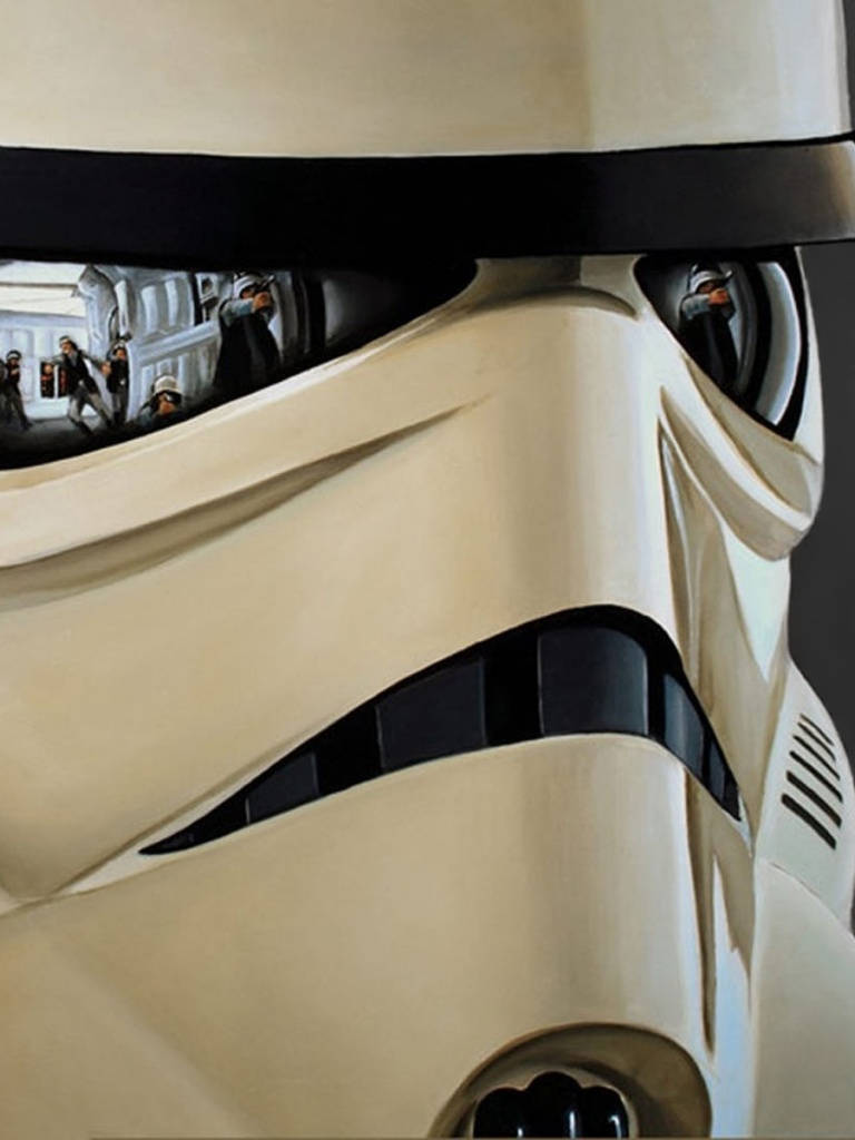Star Wars Ipad Stormtrooper Face Wallpaper