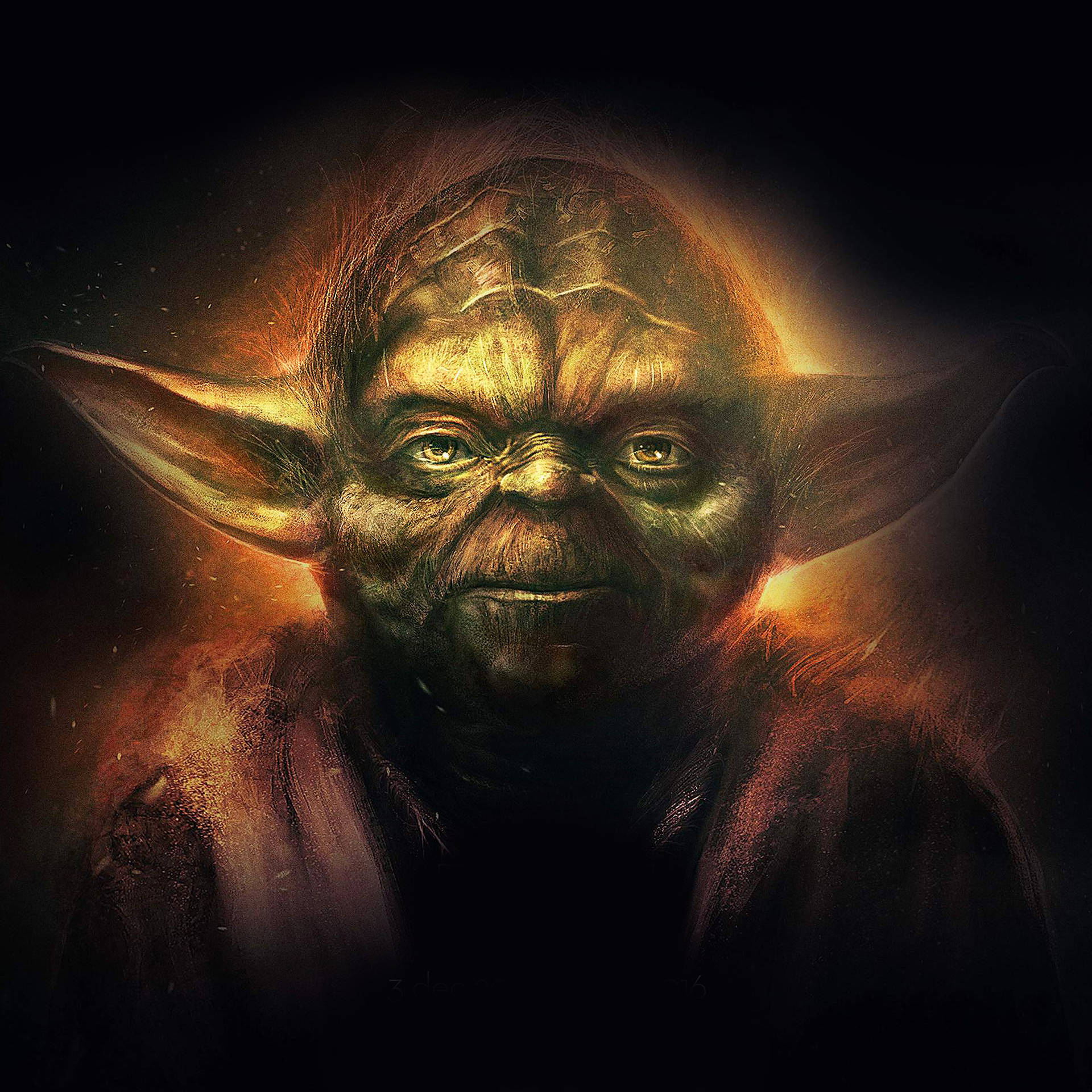Star Wars Ipad Yoda Artwork Wallpaper