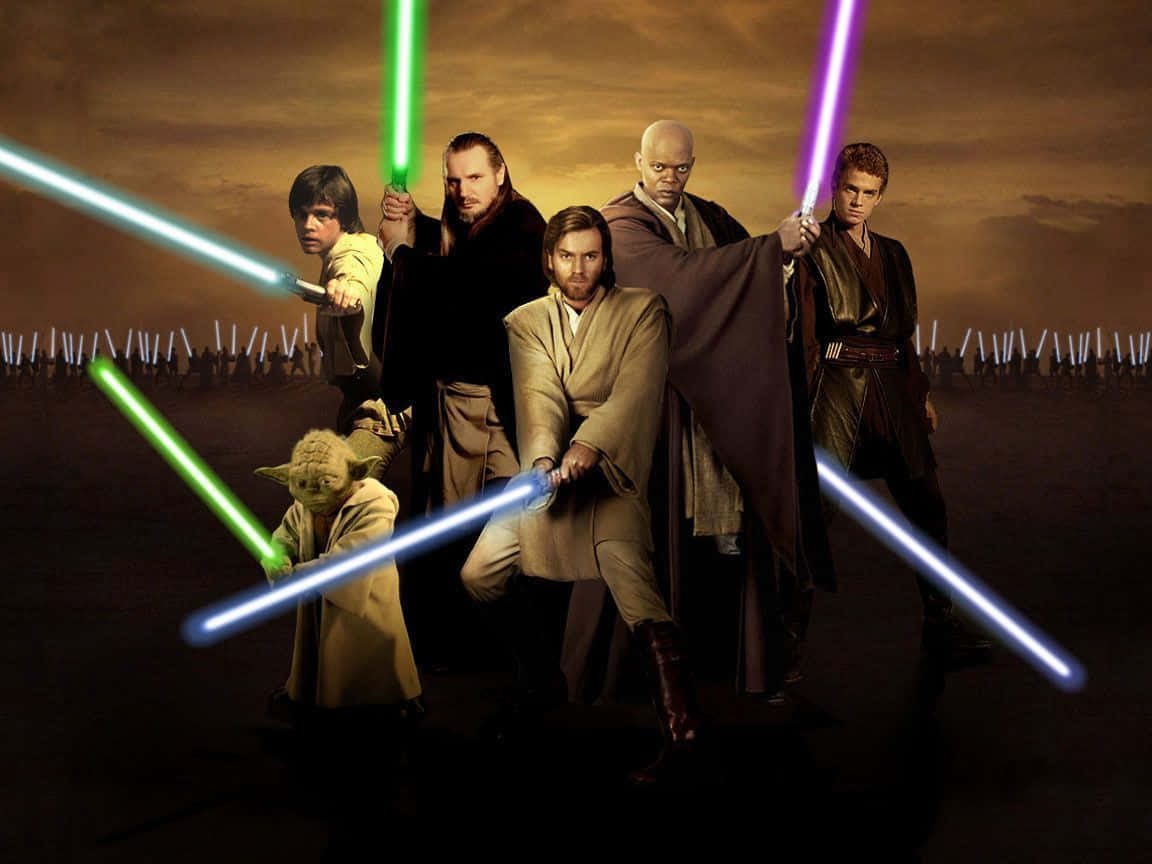 "Unleash The Force of The Jedi" Wallpaper