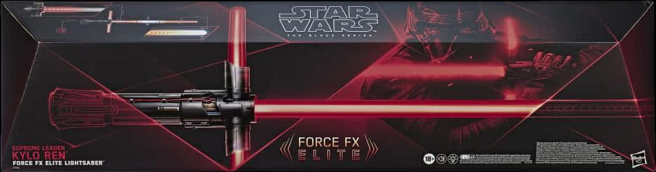 Star Wars Kylo Ren Force F X Elite Lightsaber Packaging PNG