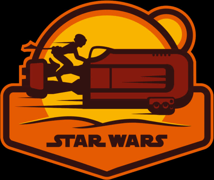 Star Wars Landspeeder Logo PNG