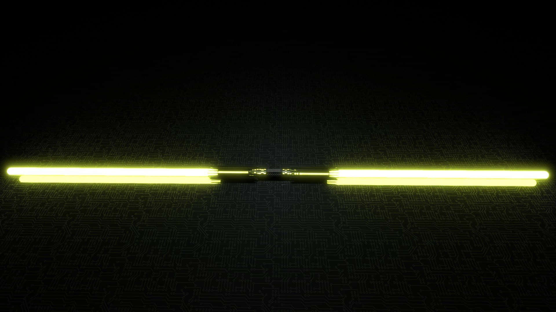 En grøn laserlys fra Star Wars verdenen. Wallpaper