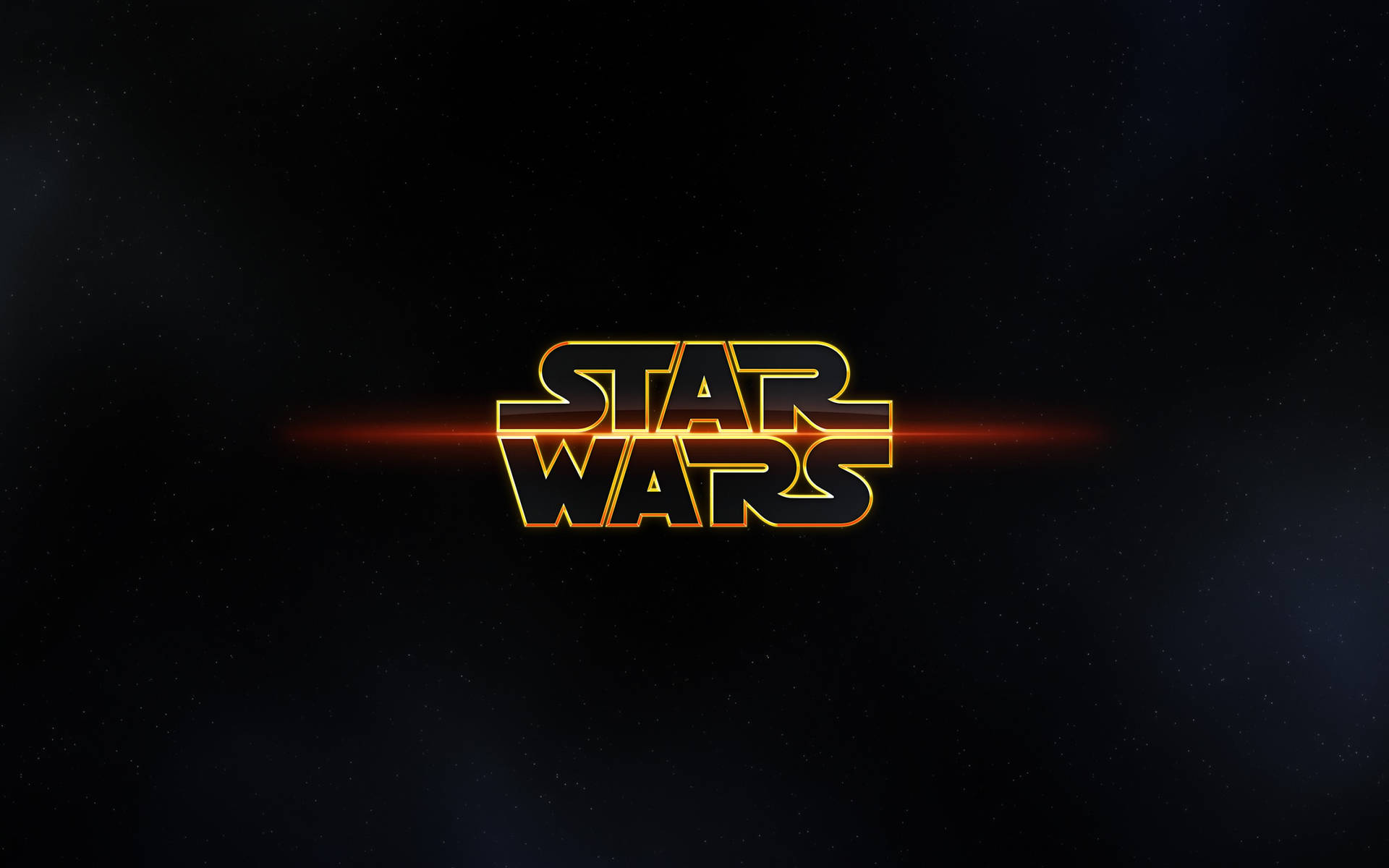 Star Wars Logo Minimalist Design Wallpaper