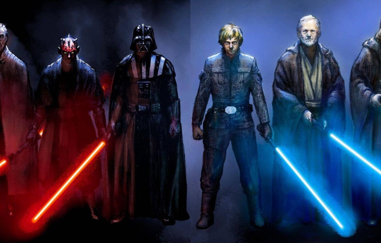 Luke Skywalker tager en stand i Star Wars 4K tapet. Wallpaper