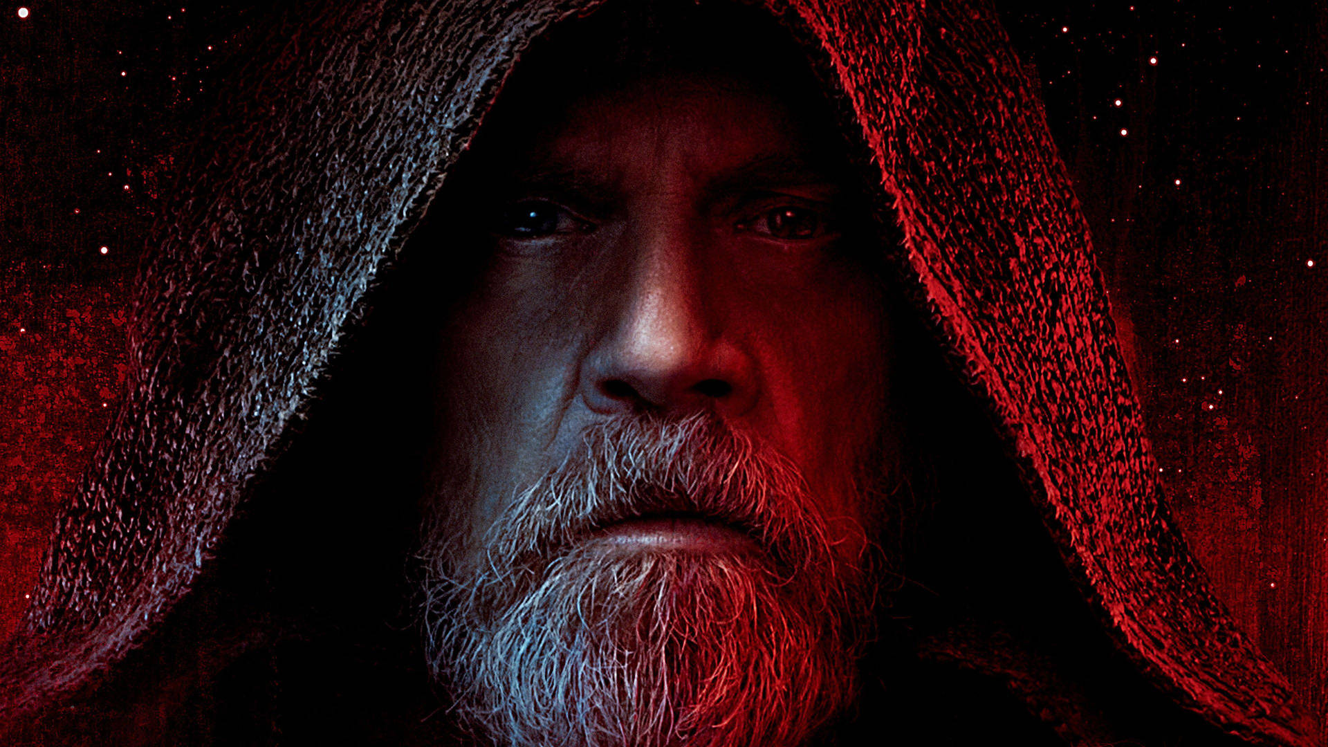 Lukeskywalker, Jedi-mästare I Star Wars. Wallpaper
