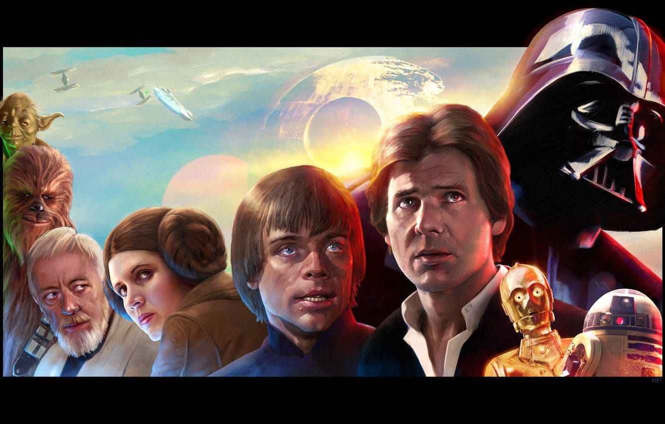 Enjedi På Träning, Luke Skywalker, Håller En Ljussabel I Denna 4k-scen Från Star Wars. Wallpaper