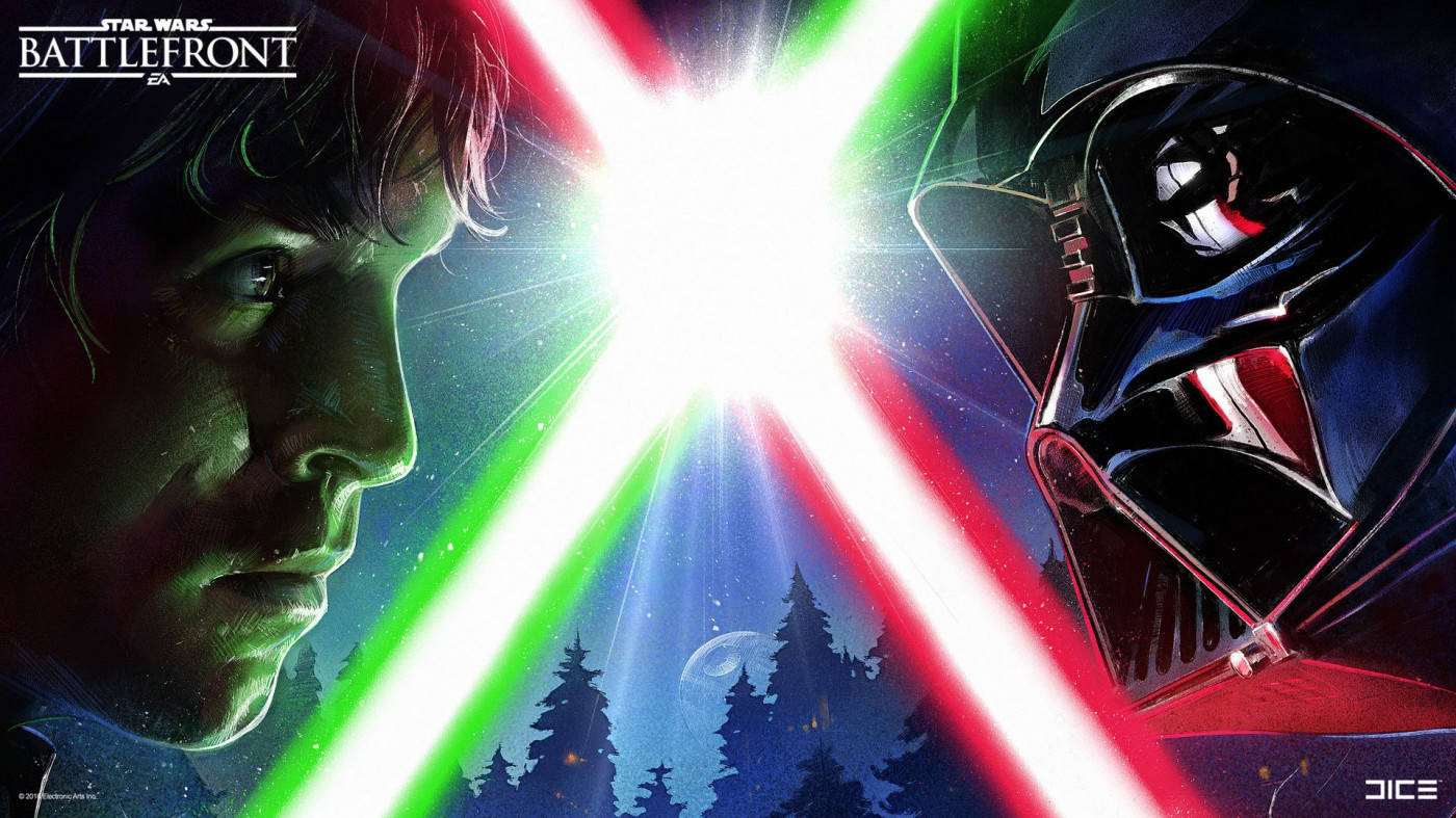 Pósterde Star Wars Luke Skywalker En 4k Para Battlefront Fondo de pantalla