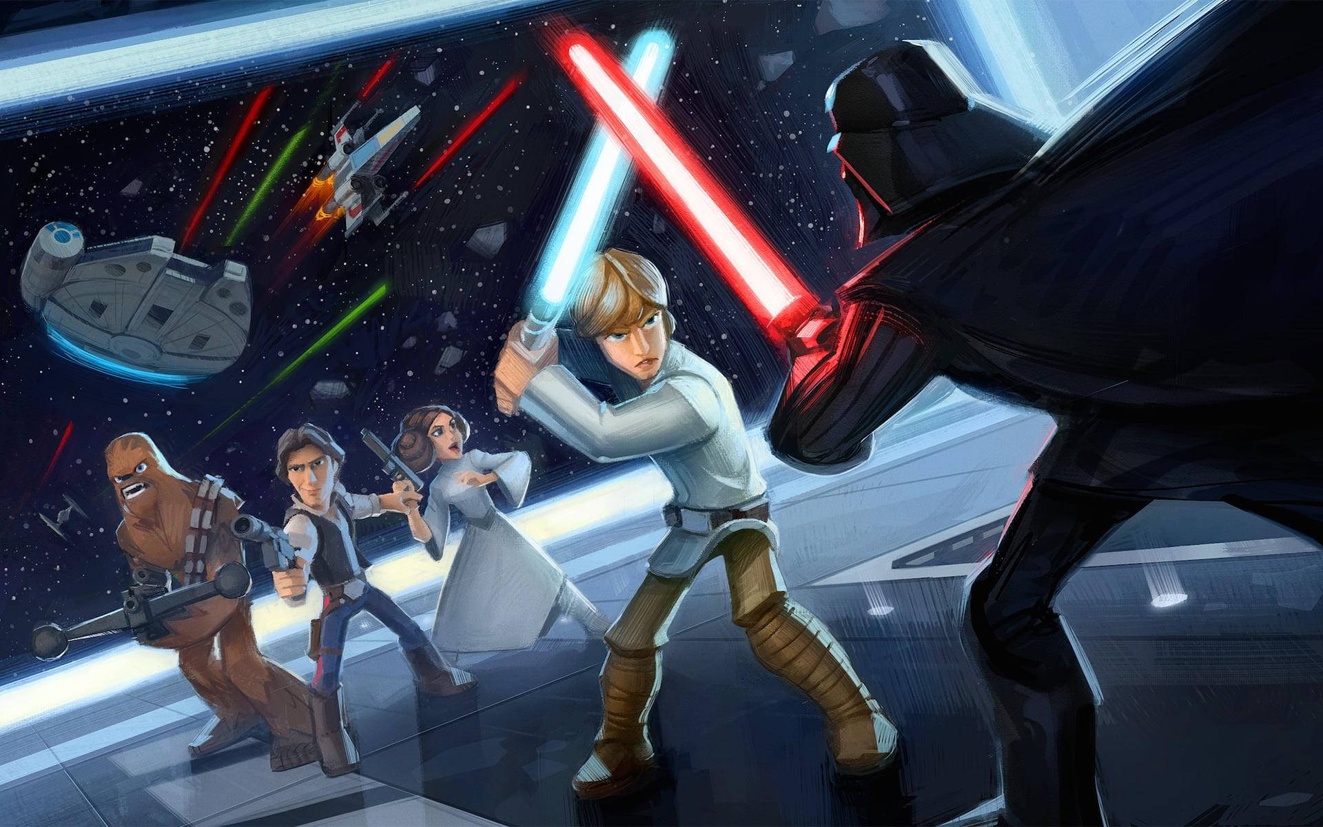 Estrelasguerra' Luke Skywalker Em 4k. Papel de Parede