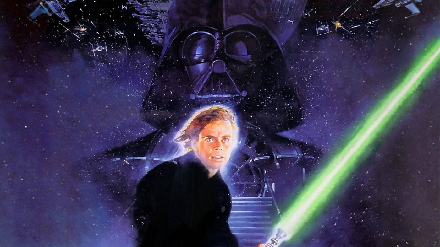 Luke Skywalker på begyndelsen af en ny rejse Wallpaper