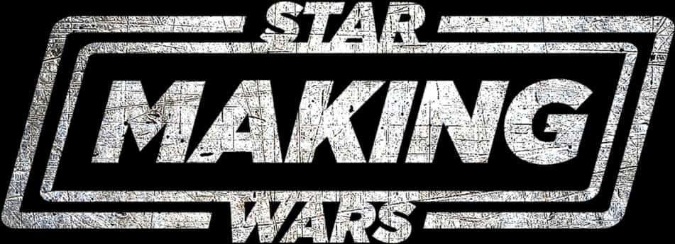 Star Wars Making Logo PNG