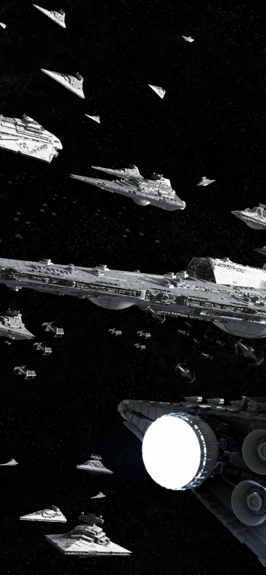 Explore the Galaxy, Anywhere Anytime with the Star Wars Phone Wallpaper