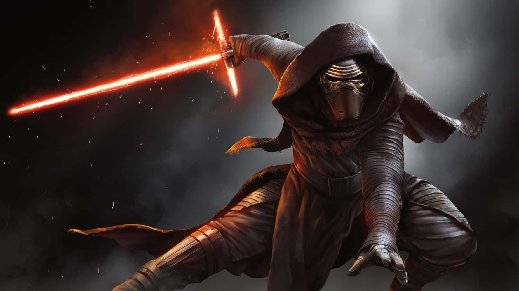 Star Wars Kylo Ren With Lightsaber Picture