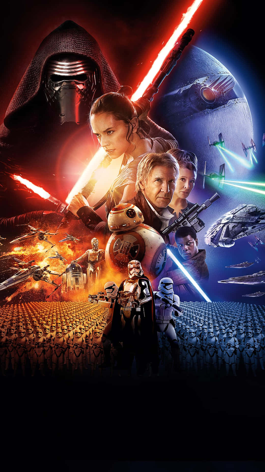 Starwars The Force Awakens Plakat Billede.