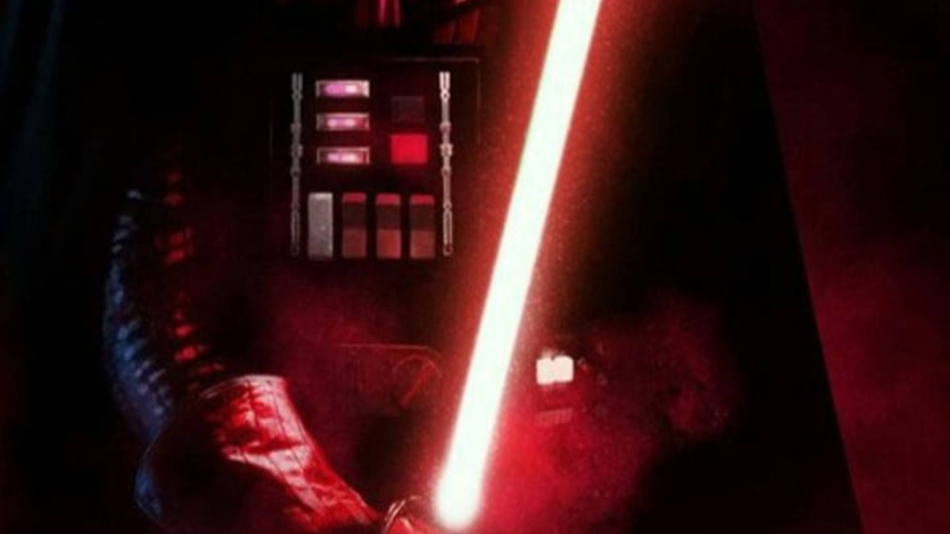 Star Wars Red Lightsaber Darth Vader Wallpaper
