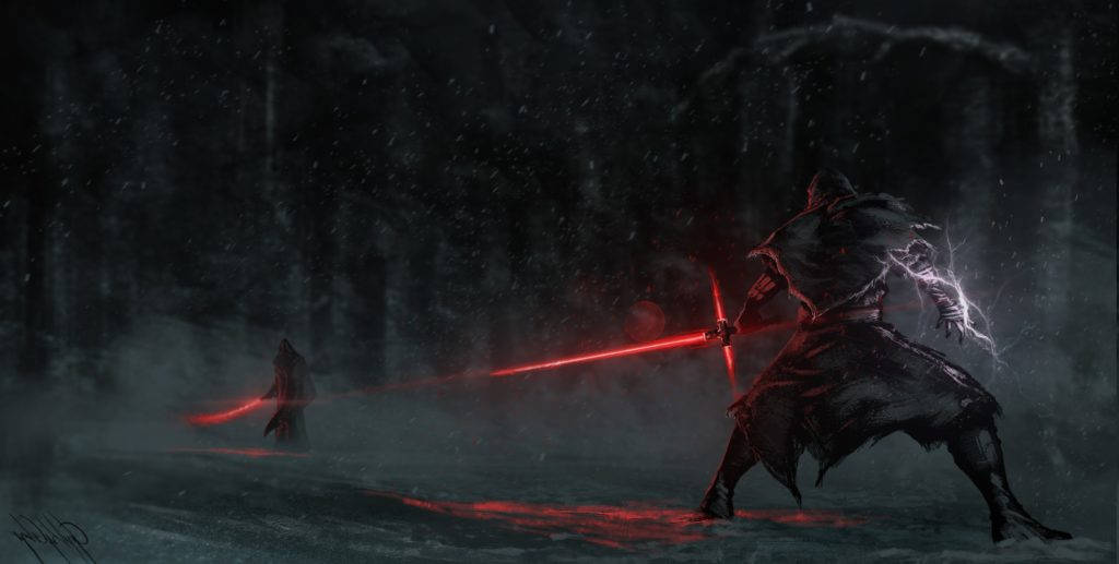 Star Wars Red Swords Wallpaper