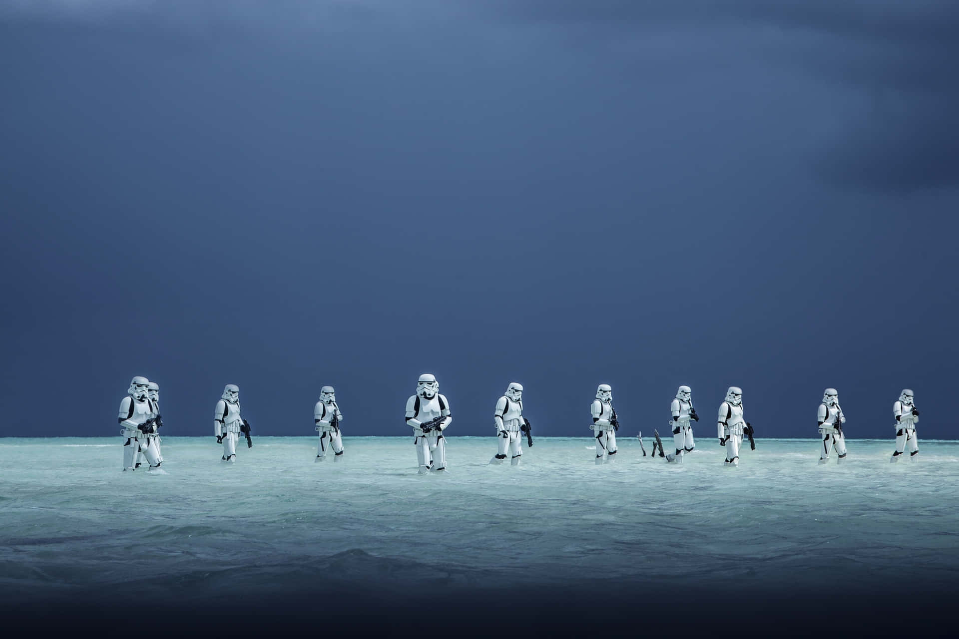 Unleash Your Inner Rebel and Join the Star Wars Rogue One Fight! Wallpaper