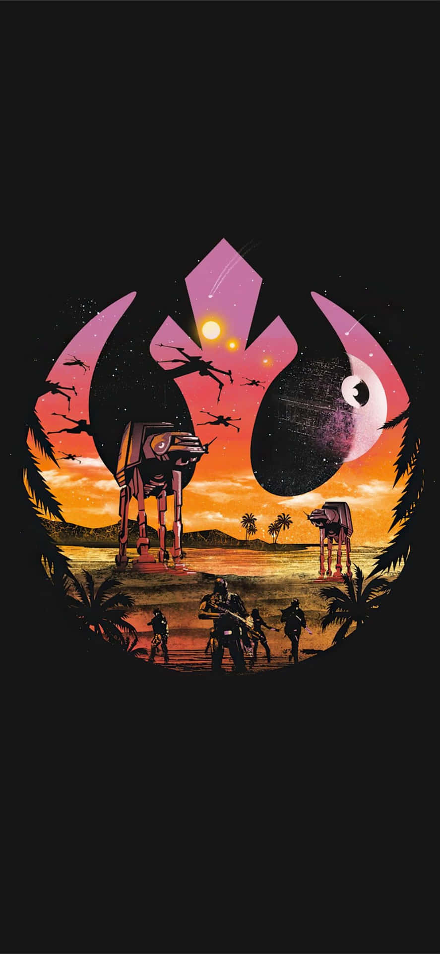 Star Wars Rogue One Shirt Design Wallpaper
