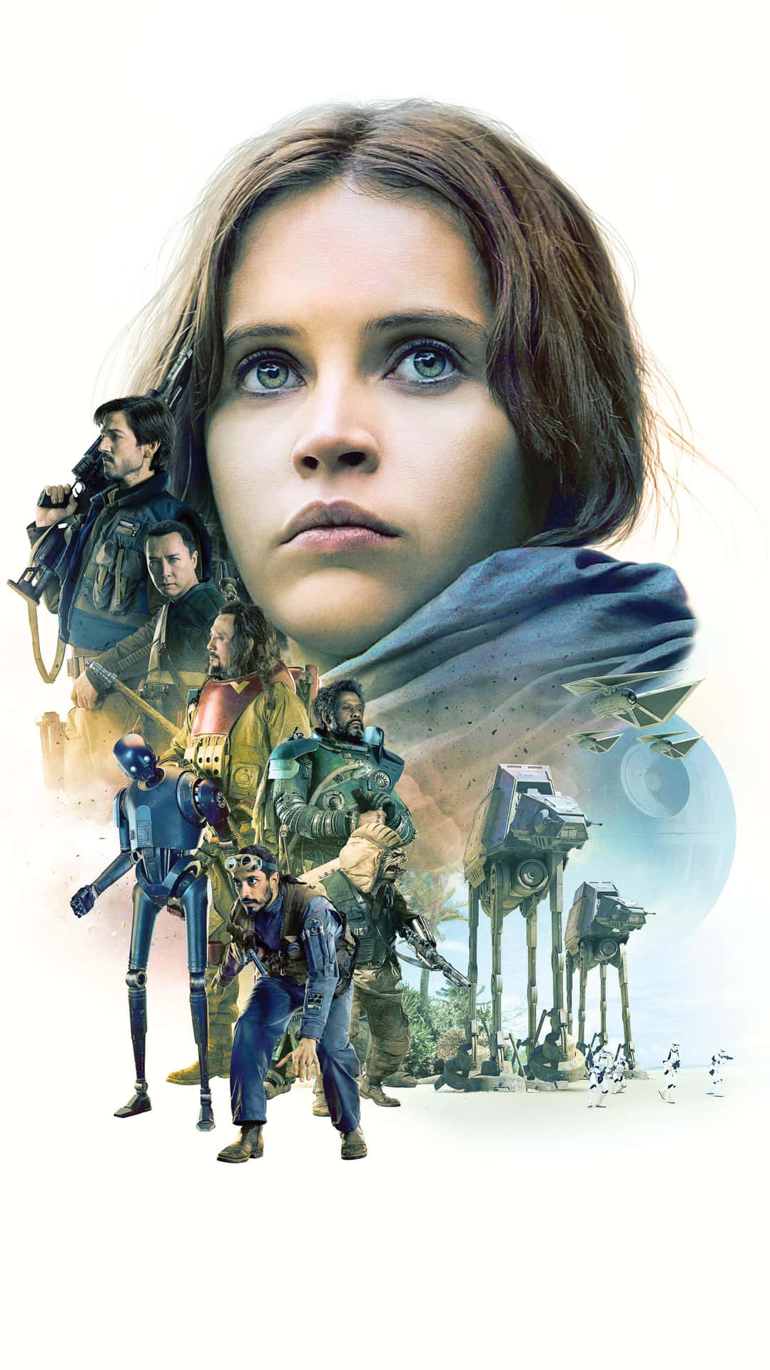 Rebellionensamlas I Den Kommande Filmen Rogue One: A Star Wars Story. Wallpaper