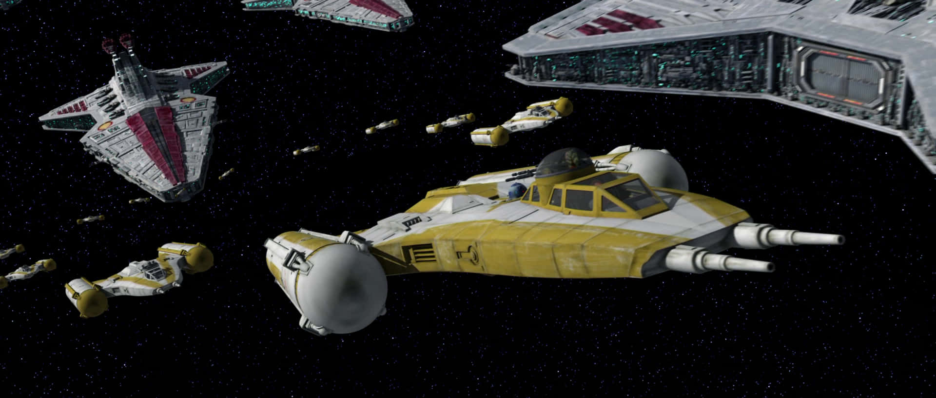 Exploralo Desconocido, Más Allá De Los Confines De La Galaxia En El Mundo Envolvente De Star Wars Space.