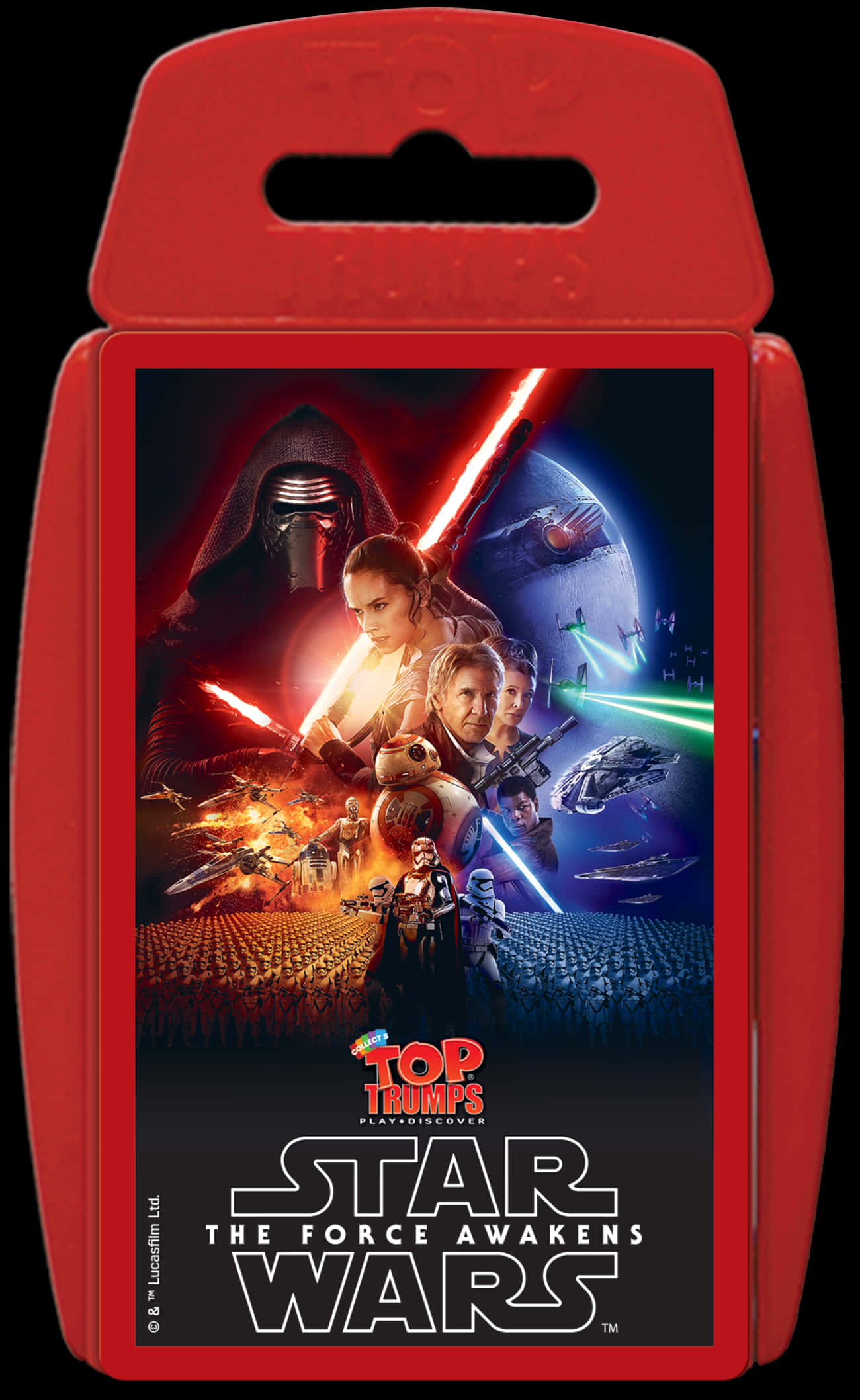 Star Wars The Force Awakens Top Trumps Card Game Pack PNG