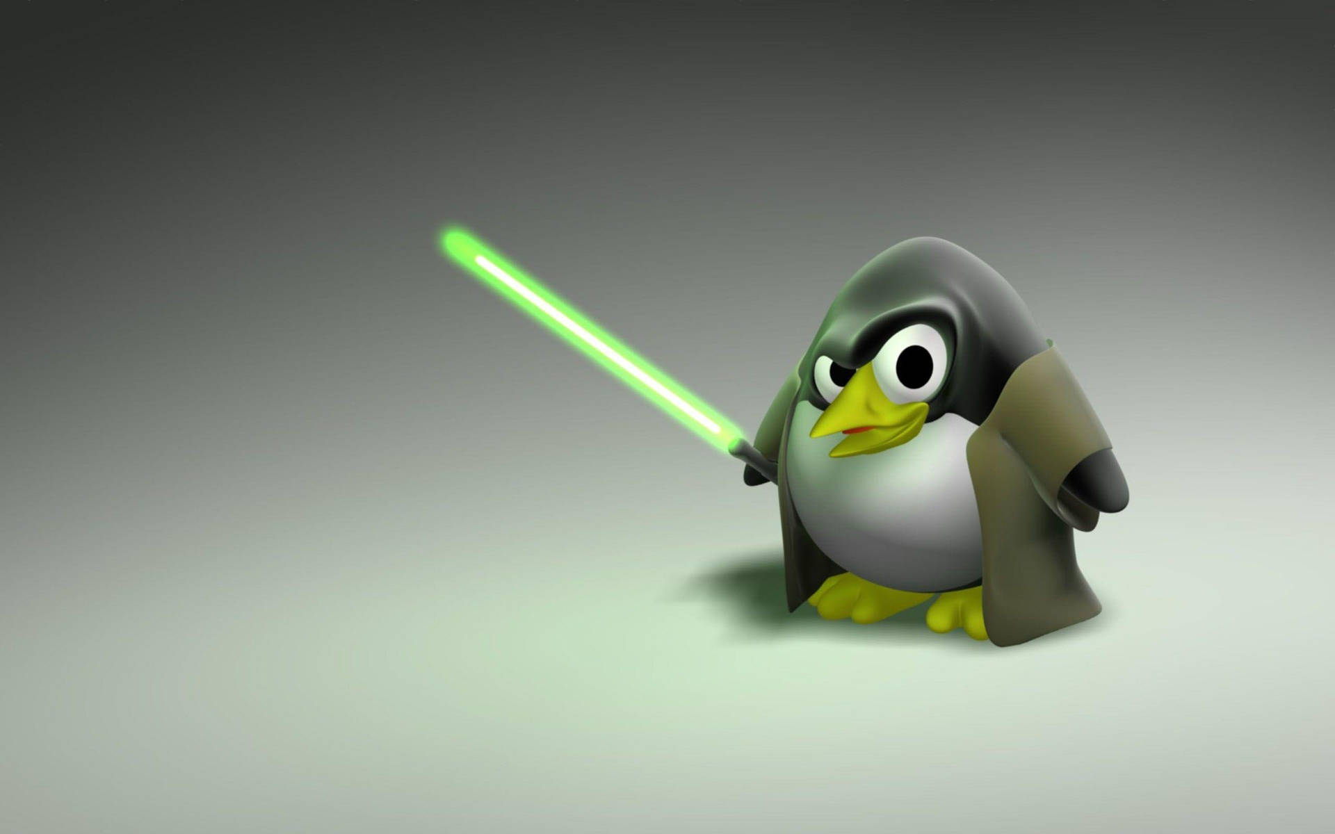 Star Wars Theme Tux Official Linux Desktop Background