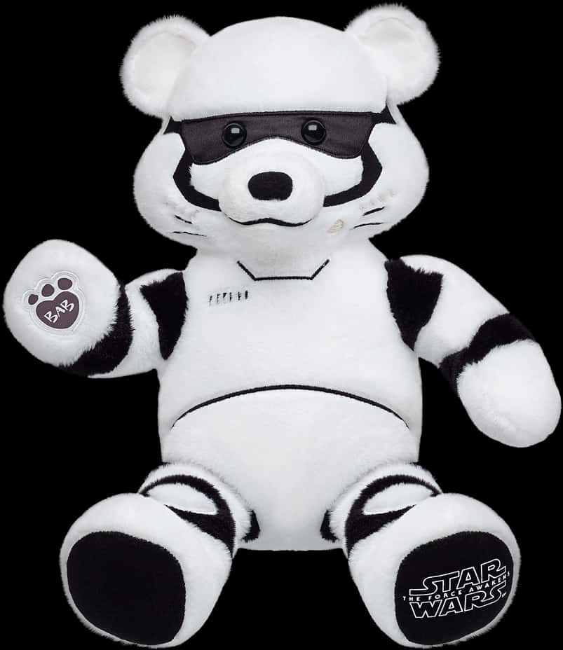 Star Wars Themed Stuffed Bear PNG