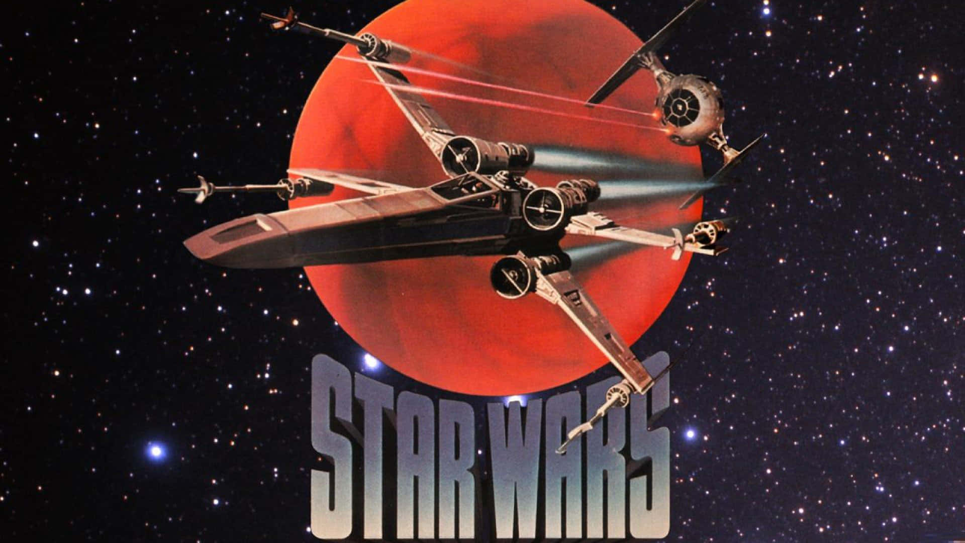 Surcalos Cielos Con Un X-wing En Star Wars Fondo de pantalla