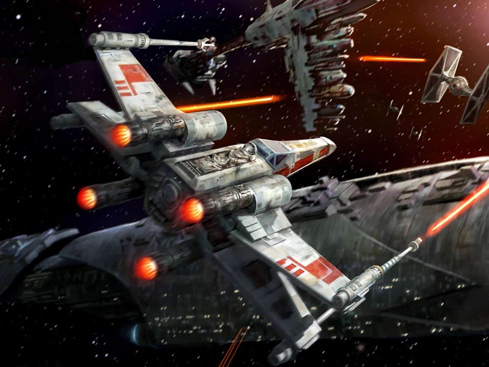 Take flight in the iconic X-Wing Wallpaper