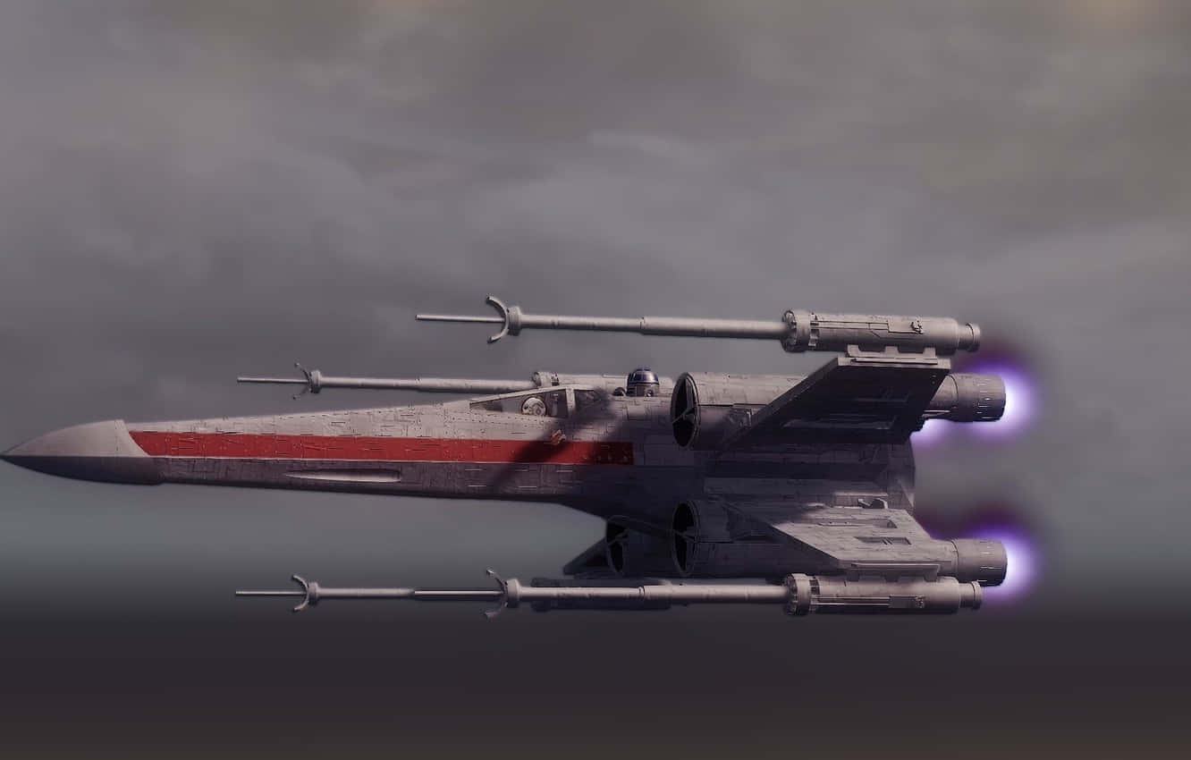 Eineflotte Von X-wing-kämpfern Verteidigt Sich Gegen Einen Feindlichen Angriff Wallpaper