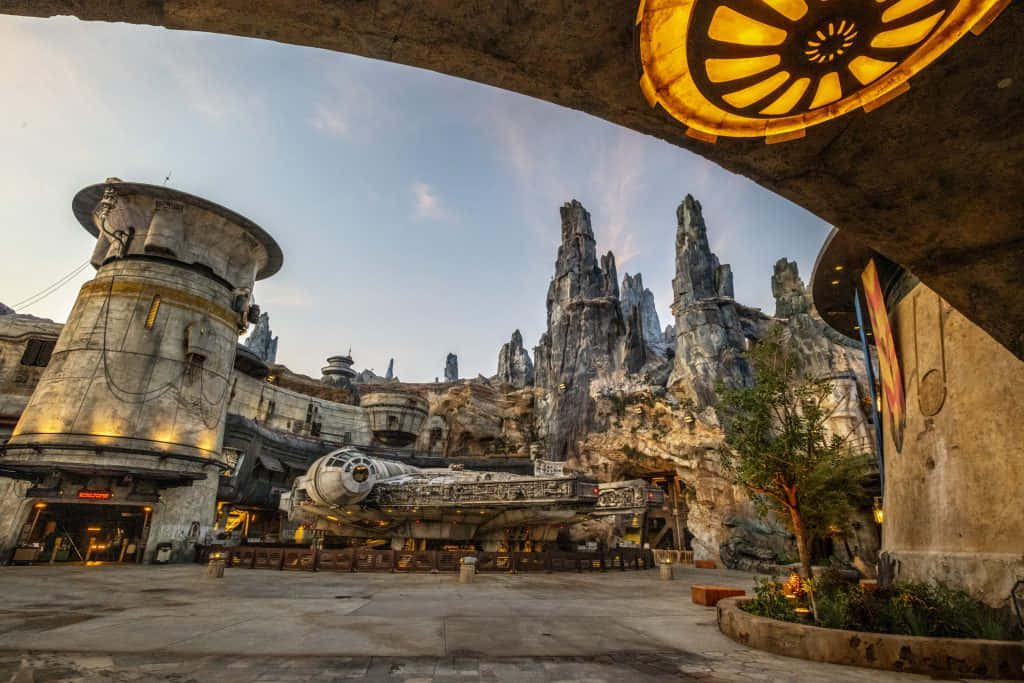 Star Wars Zoom Baggrund Walt Disney Resort Tapet