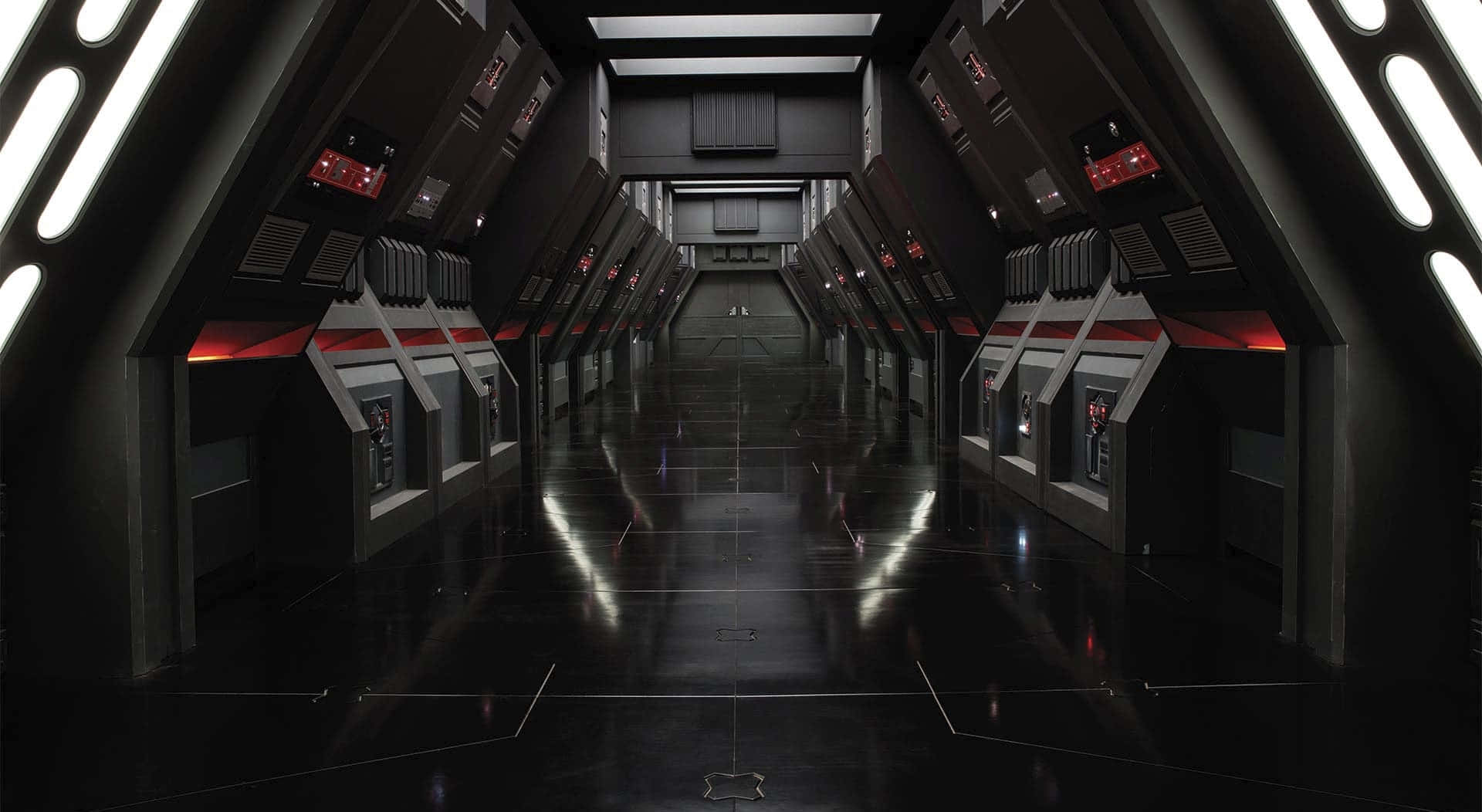 Fondode Pantalla De Star Wars Para Zoom: Interior De La Nave Sith.