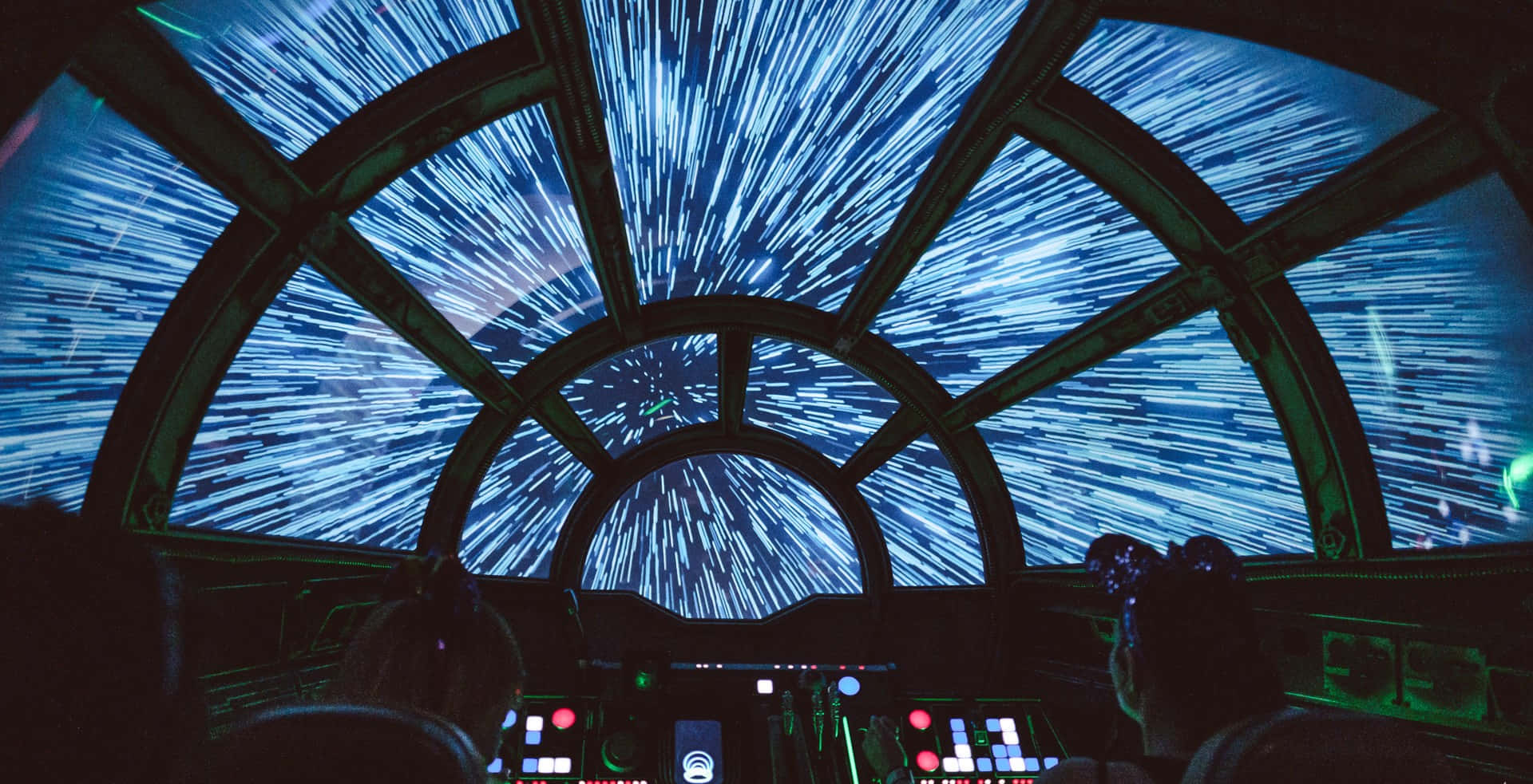 Sfondozoom Di Star Wars: Millennium Falcon Che Viaggia Nello Spazio