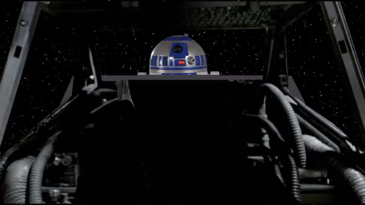 Download Star Wars Zoom Background R2D2 In Space 
