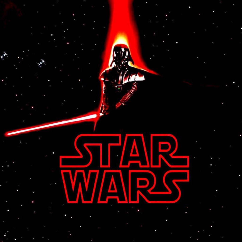 Star Was Ipad Darth Vader With Lightsaber Wallpaper