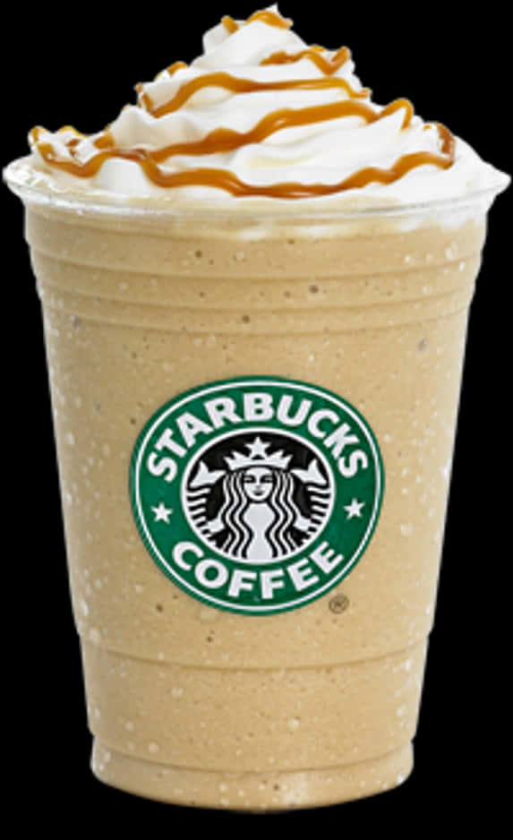 Starbucks Caramel Frappuccino Cup PNG