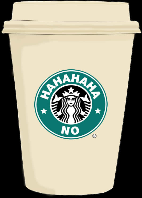 Starbucks Cup With Modified Logo PNG