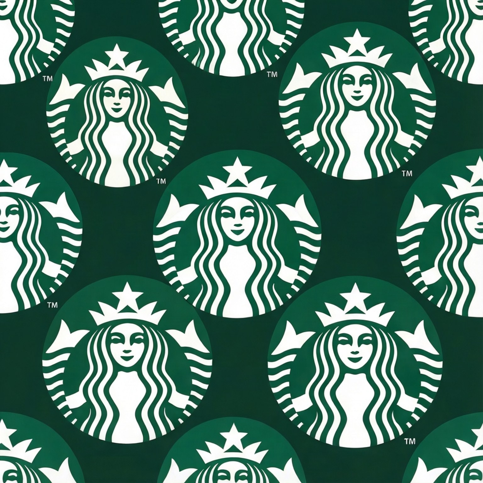 Pola Logo Starbucks Wallpaper