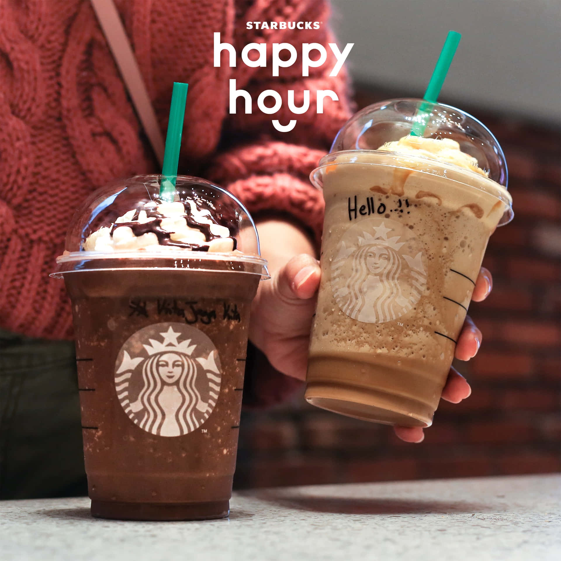 Start your day the right way with a warm cup of coffee from Starbucks.
