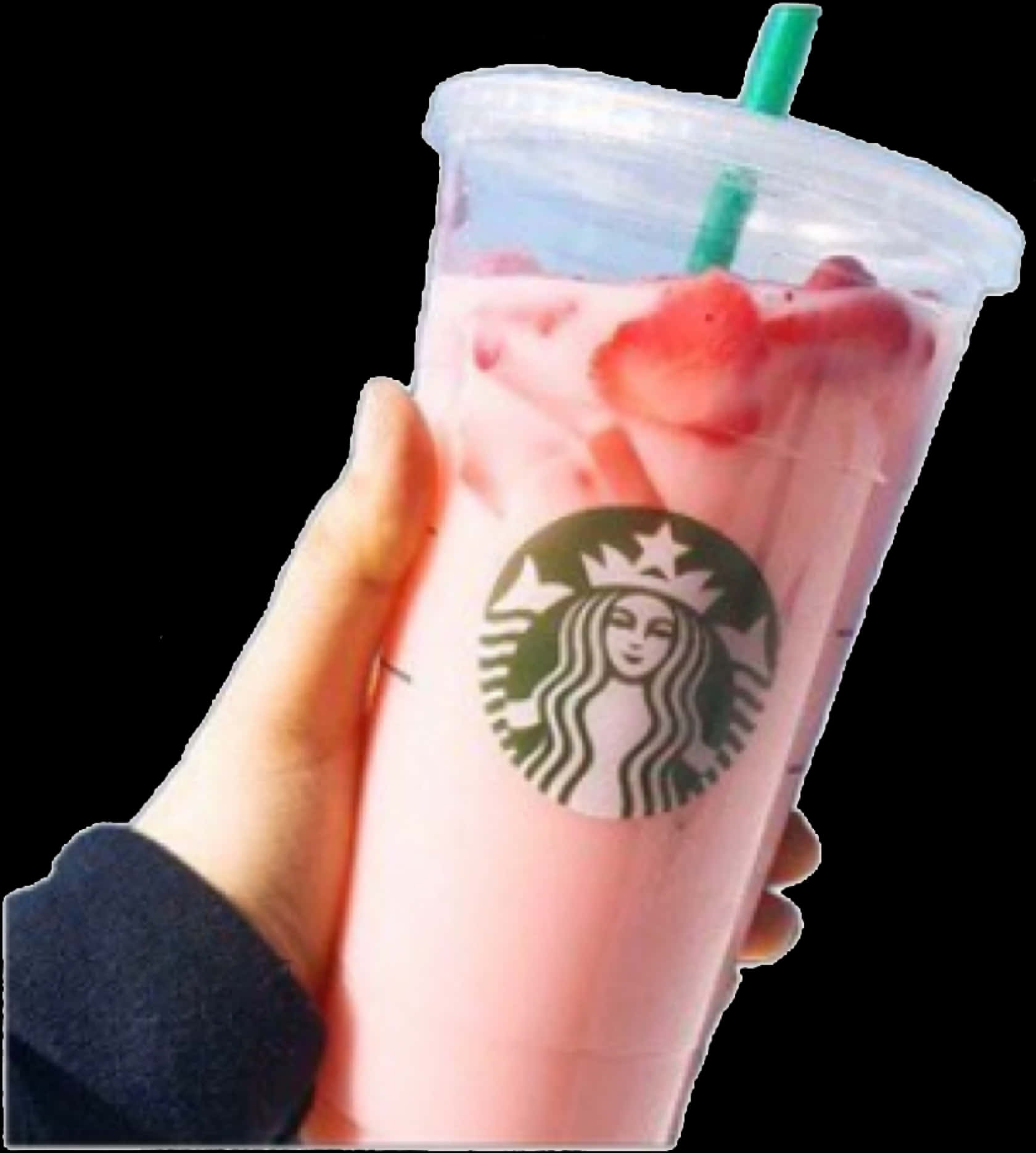 Starbucks Pink Drinkin Hand.jpg PNG