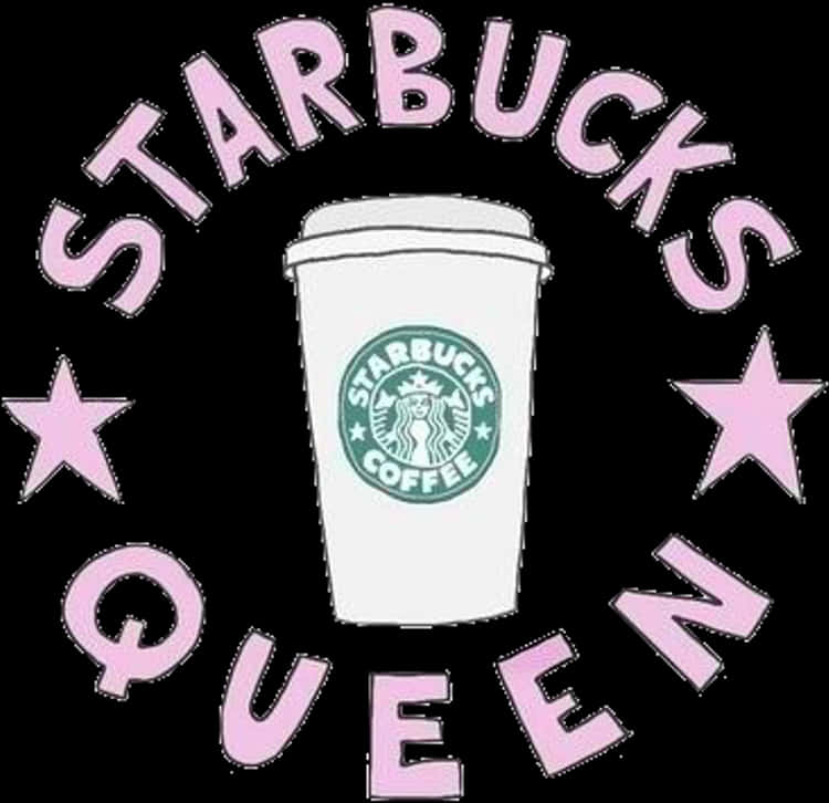 Starbucks Queen Coffee Cup Graphic PNG