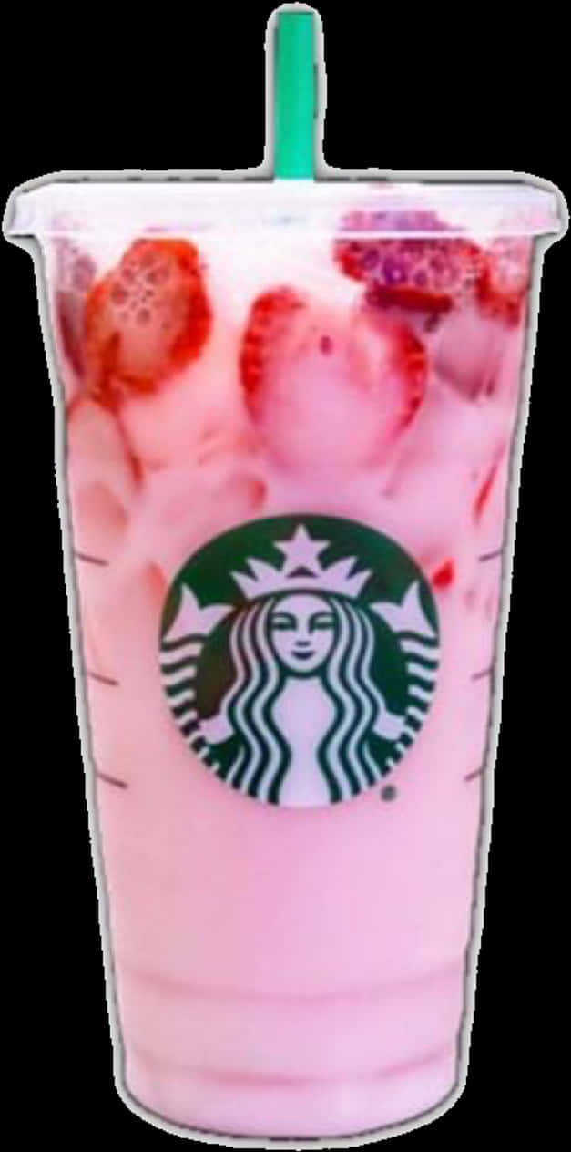 Starbucks Strawberry Frappe PNG