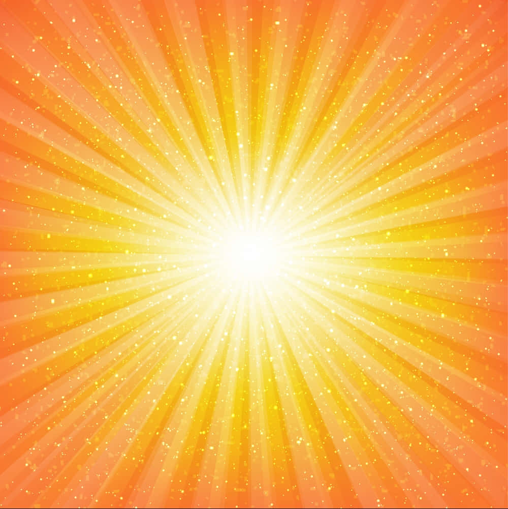 An Orange Sunburst Background Vector