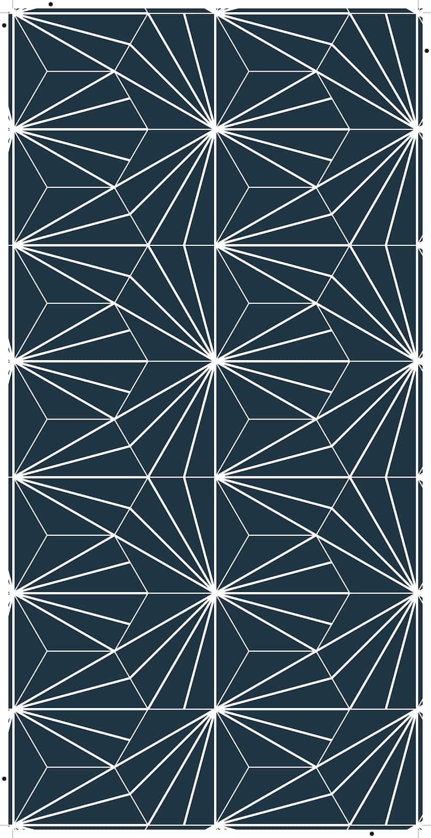 A Blue And White Geometric Pattern On A White Background