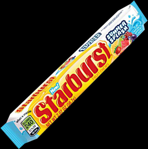 Starburst Summer Splash Fruit Chews Package PNG