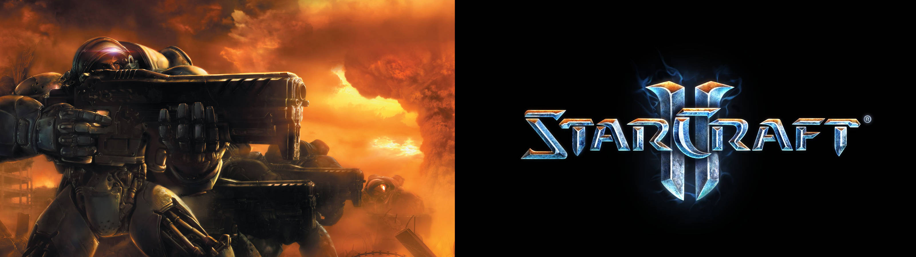 Starcraft 2 Fiery Poster Wallpaper